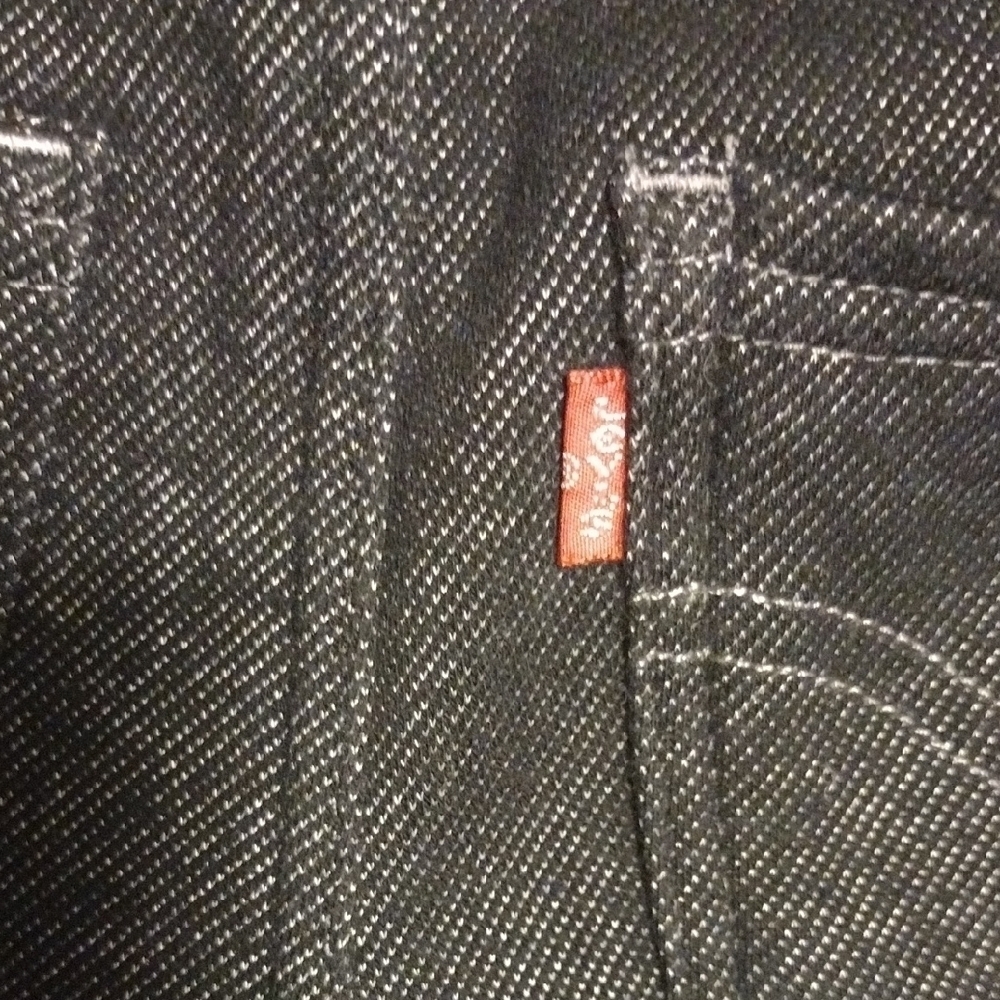 Levis Knit Skinny Kids Stretchy Blue Jeans With Soft Furry Inner Material - Picture 4 of 5